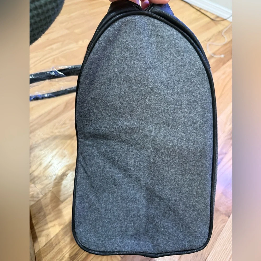 Hugo Boss Black and Gray Duffel/Weekender/Travel Bag